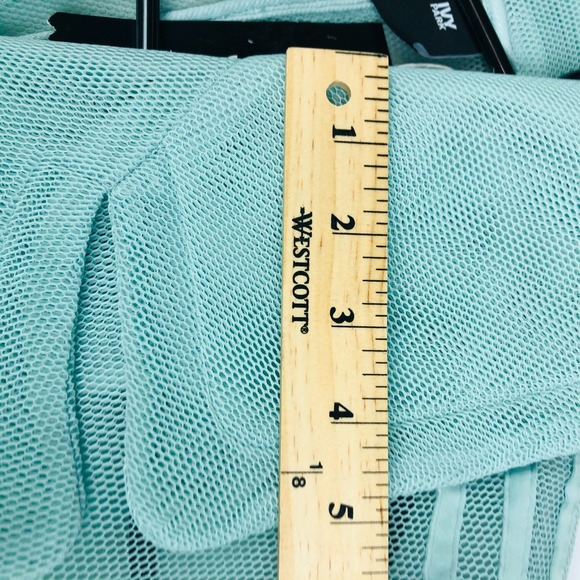 Beyonce Ivy Park Adidas S Long Mesh Mint Green Trench Coat NWT - Picture 7 of 11